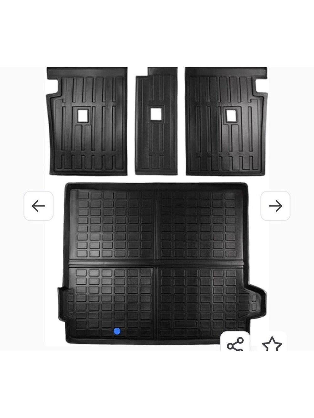 Liizoo Cargo Liner Fits for BMW X5 2019-2025 Trunk Liner All Weather Cargo Mat